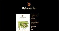 Desktop Screenshot of highwaterclays.com